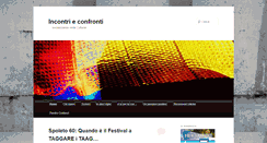Desktop Screenshot of incontrieconfronti.net